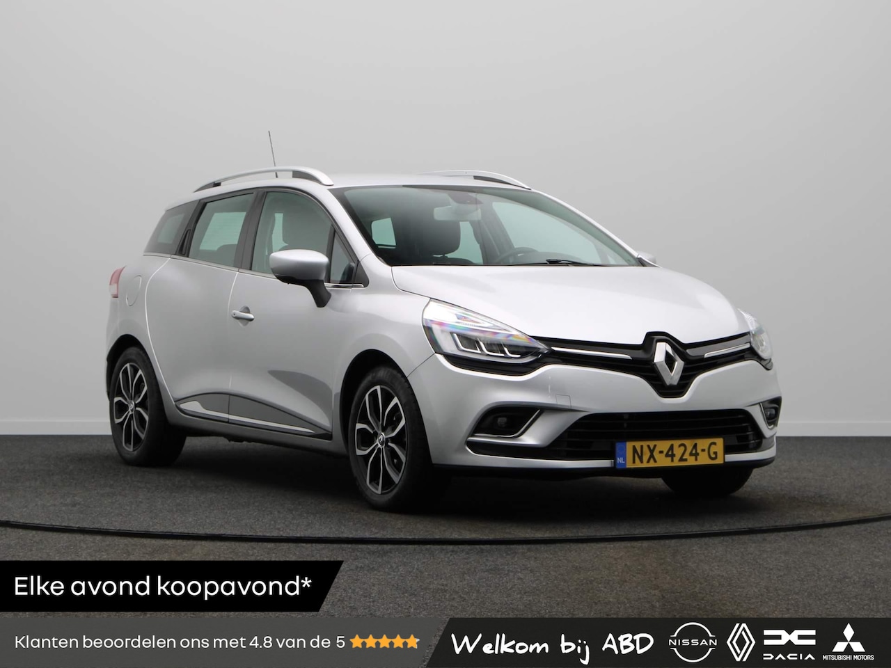Renault Clio Estate - TCe 90pk Intens | Half lederen bekleding | Parkeersensoren achter | Full Led verlichting | - AutoWereld.nl