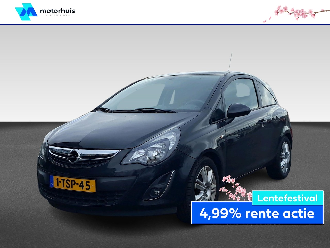 Opel Corsa - 1.2 16v 85pk 3drs BlitZ / Navigatie / Trekhaak / Parkeersensoren / Airco - AutoWereld.nl