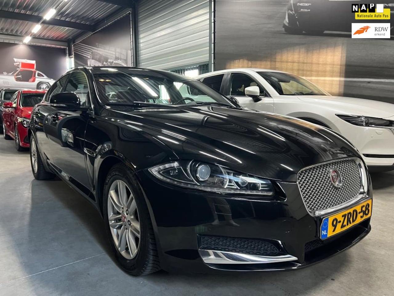 Jaguar XF - MOTORSCHADE - 2.2D - Leder - Cruise - Navigatie - Camera - Trekhaak - NL Auto - AutoWereld.nl