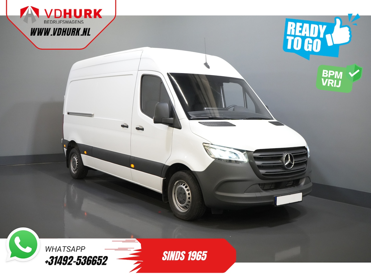 Mercedes-Benz Sprinter - 211 Aut. L2H2 BPM VRIJ/ LED/ Standkachel/ Stoelverw./ Carplay/ Cruise/ Camera - AutoWereld.nl