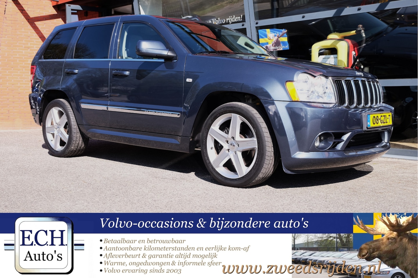 Jeep Grand Cherokee - 6.1 V8 Hemi SRT-8 425 pk LPG-G3, Multimedia Systeem, Youngtimer - AutoWereld.nl