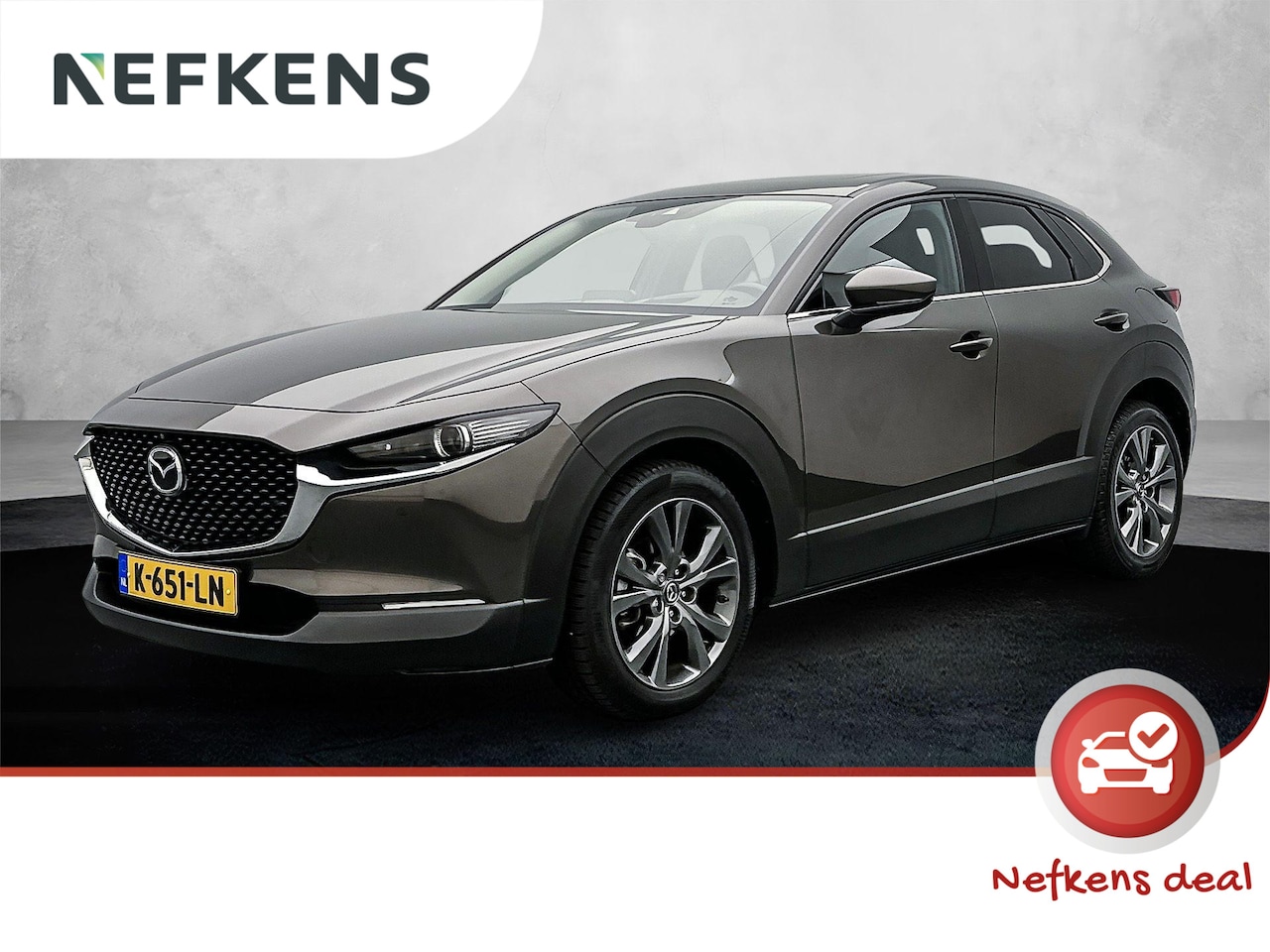 Mazda CX-30 - SUV Hybrid Luxury 180 pk Automaat | Navigatie | Elektrisch Glazen Schuif-/Kanteldak | Acht - AutoWereld.nl
