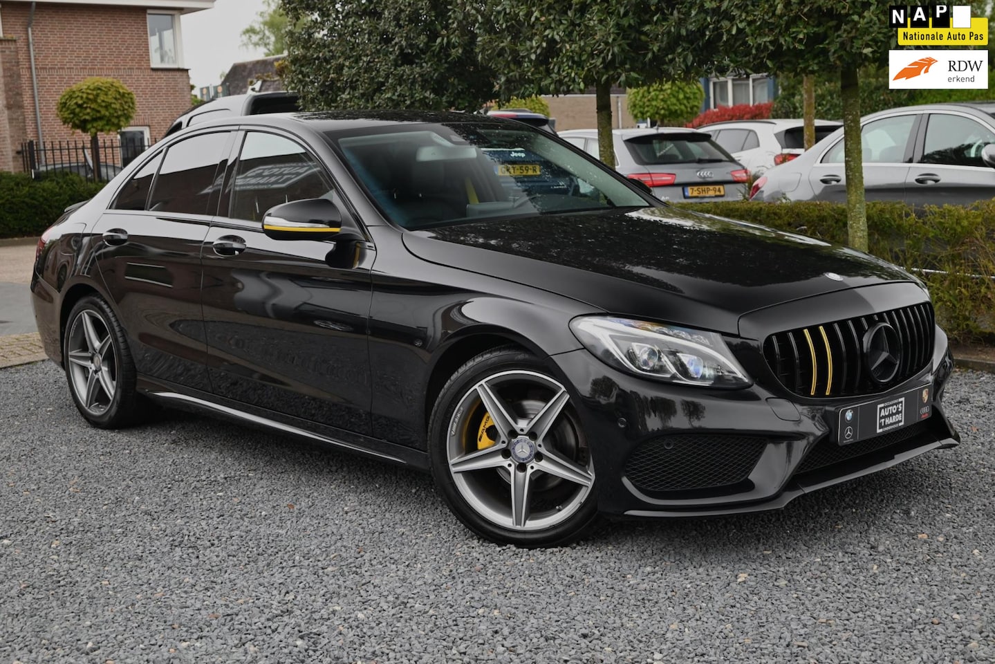 Mercedes-Benz C-klasse - 180 Prestige 156 PK AMG Half/Leer Clima Cruise Stoelverwarming 18'' - AutoWereld.nl