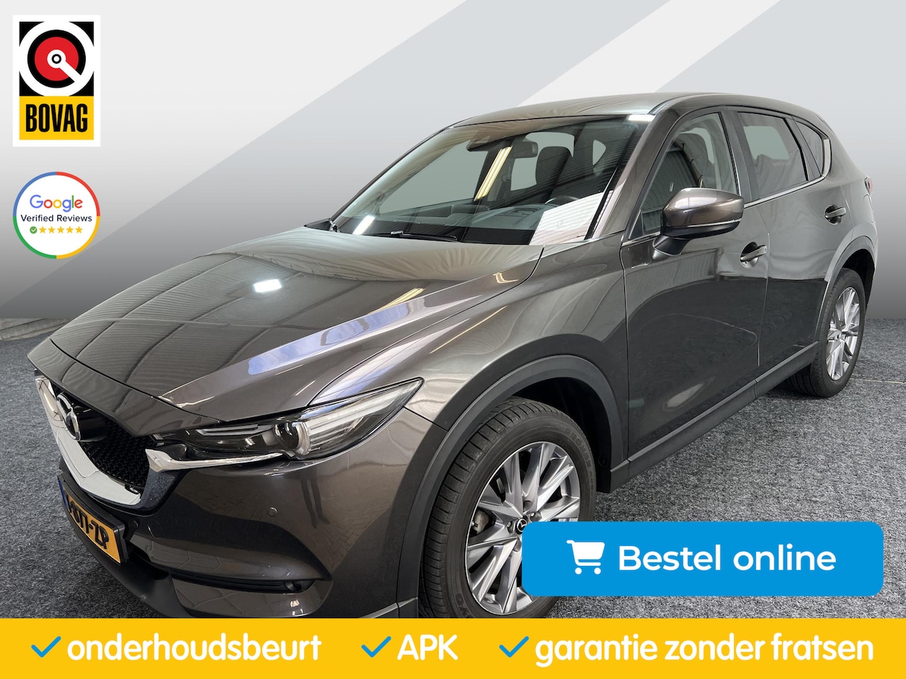 Mazda CX-5 - 2.5 4WD SkyActiv-G 194 Luxury Head-Up|360Camera|Stuurverwarming - AutoWereld.nl