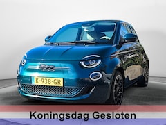 Fiat 500 C - La Prima 42 kWh (119 PK) 1e-Eig. & Dealer-Onderh. BOVAG-Garantie. NL-Auto. Parelmoer, Leer