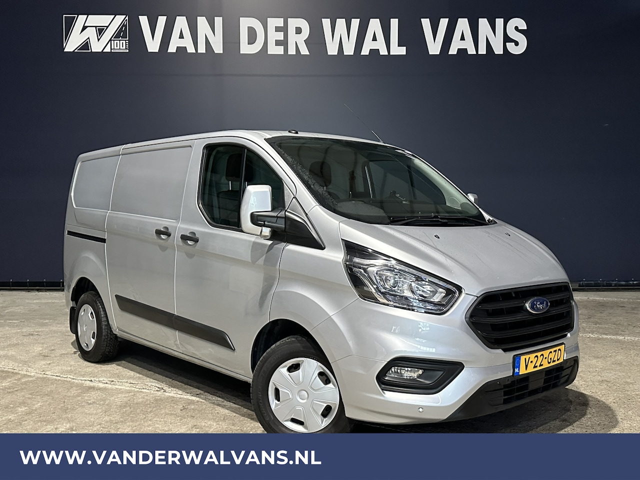 Ford Transit Custom - 2.0 TDCI L1H1 Euro6 Airco | Navigatie | Cruisecontrol | Parkeersensoren | LED | Stoelverwa - AutoWereld.nl