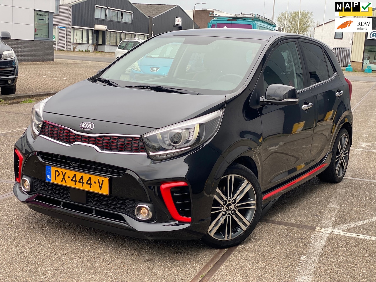 Kia Picanto - 1.2 CVVT GT-Line/5dra/nap/1e EIG/ 1jaar apk/ dealeronderhouden/volle opties. - AutoWereld.nl
