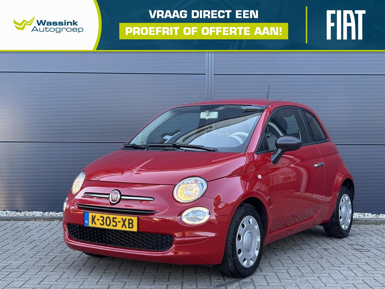 Fiat 500 - 1.0 70pk Hybrid Cult | Lage KM-Stand | NL Auto | Airco - AutoWereld.nl