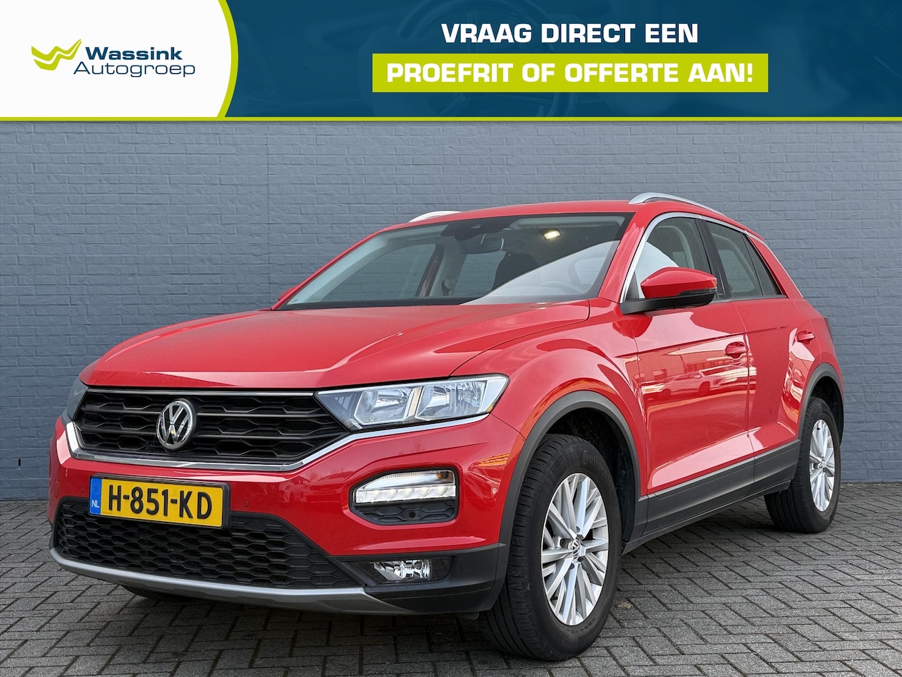 Volkswagen T-Roc - 1.0 TSI 115pk T-Roc Style | Trekhaak | Parkeersensoren - AutoWereld.nl