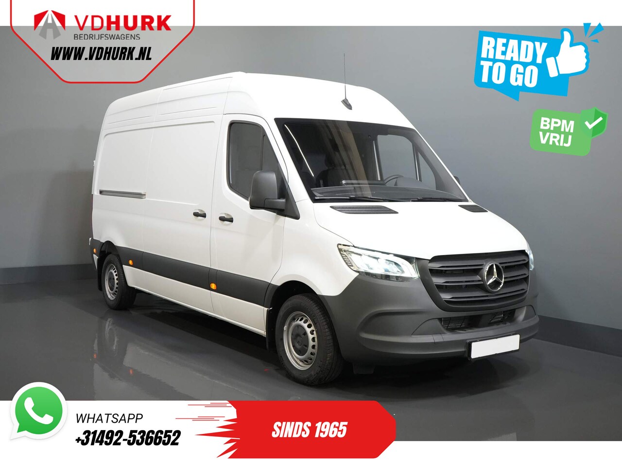 Mercedes-Benz Sprinter - 211 Aut. L2H2 BPM VRIJ/ LED/ Standkachel/ Stoelverw./ Climate/ Carplay/ Camera/ Cruise/ Tr - AutoWereld.nl