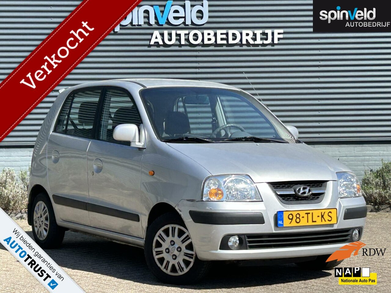 Hyundai Atos - 1.1i Dynamic Cool BJ'06 NAP NL AUTOMAAT AIRCO - AutoWereld.nl