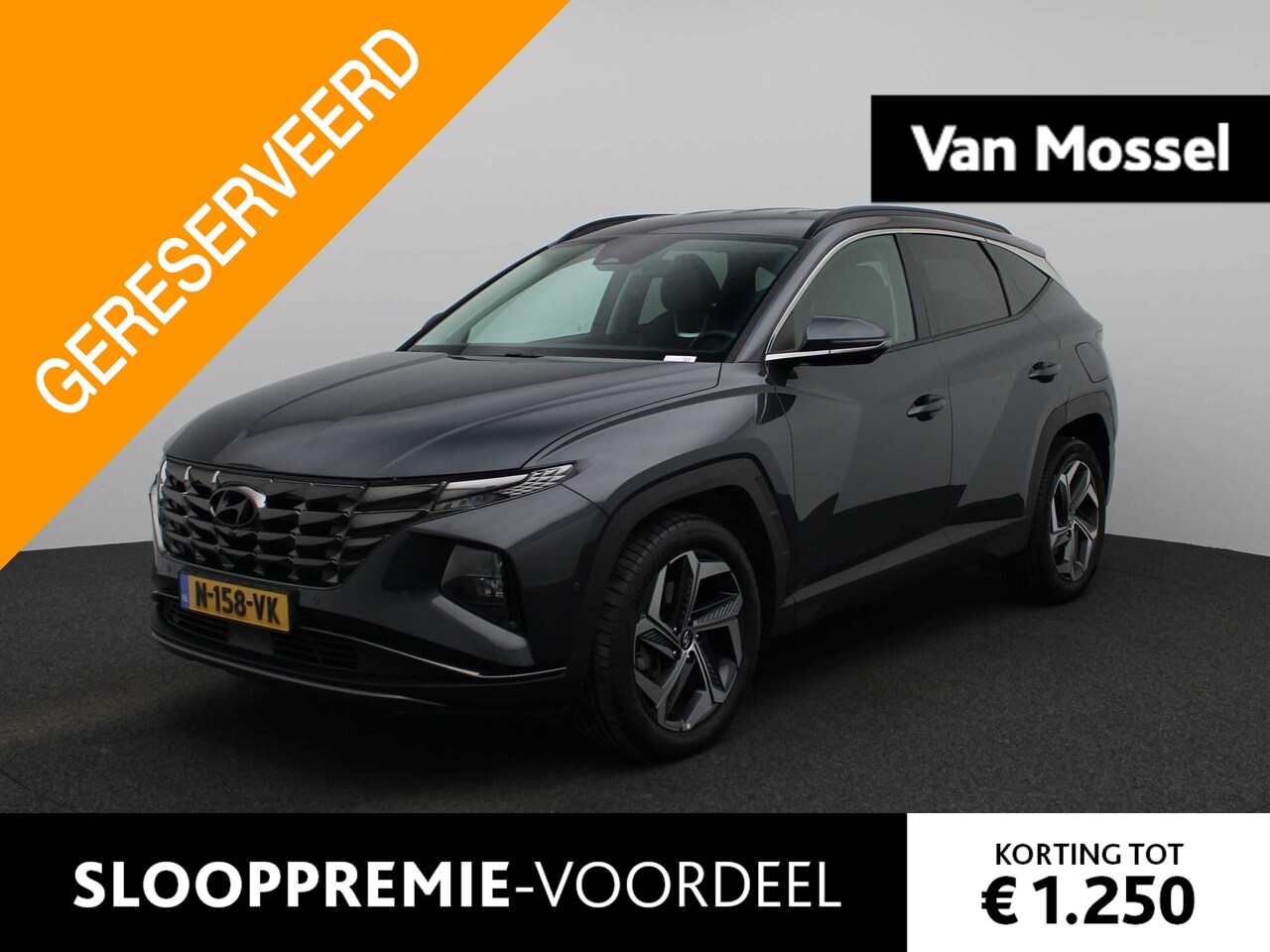 Hyundai Tucson - 1.6 T-GDI HEV Premium | Leder | Achteruitrijcamera | Parkeersensoren | Stoelverwarming | S - AutoWereld.nl