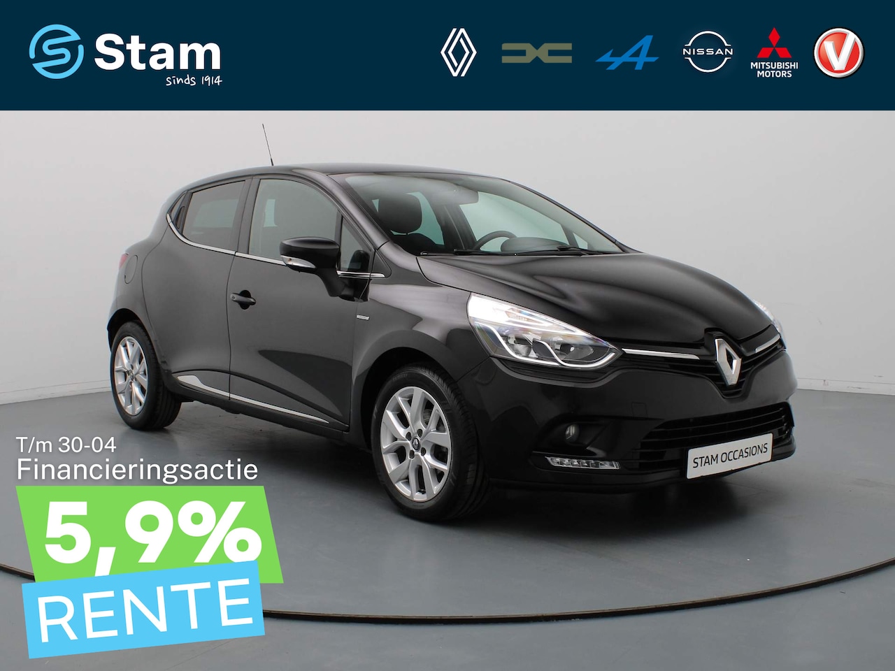 Renault Clio - TCe 90pk Limited Airco | Camera | Carplay | Cruise | Parksens. achter - AutoWereld.nl