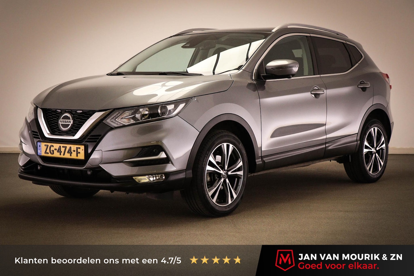 Nissan Qashqai - 1.2 N-Connecta | DESIGN PACK | PANORAMADAK | DAB | 360 CAMERA - AutoWereld.nl