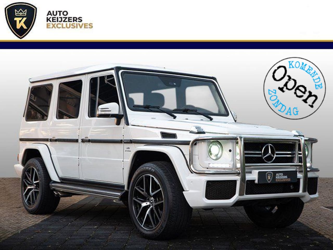 Mercedes-Benz G-klasse - G63 Uitvoering Open Dak Leer Cruise G63 Uitvoering Open Dak Leer Cruise Camera Youngtimer! - AutoWereld.nl