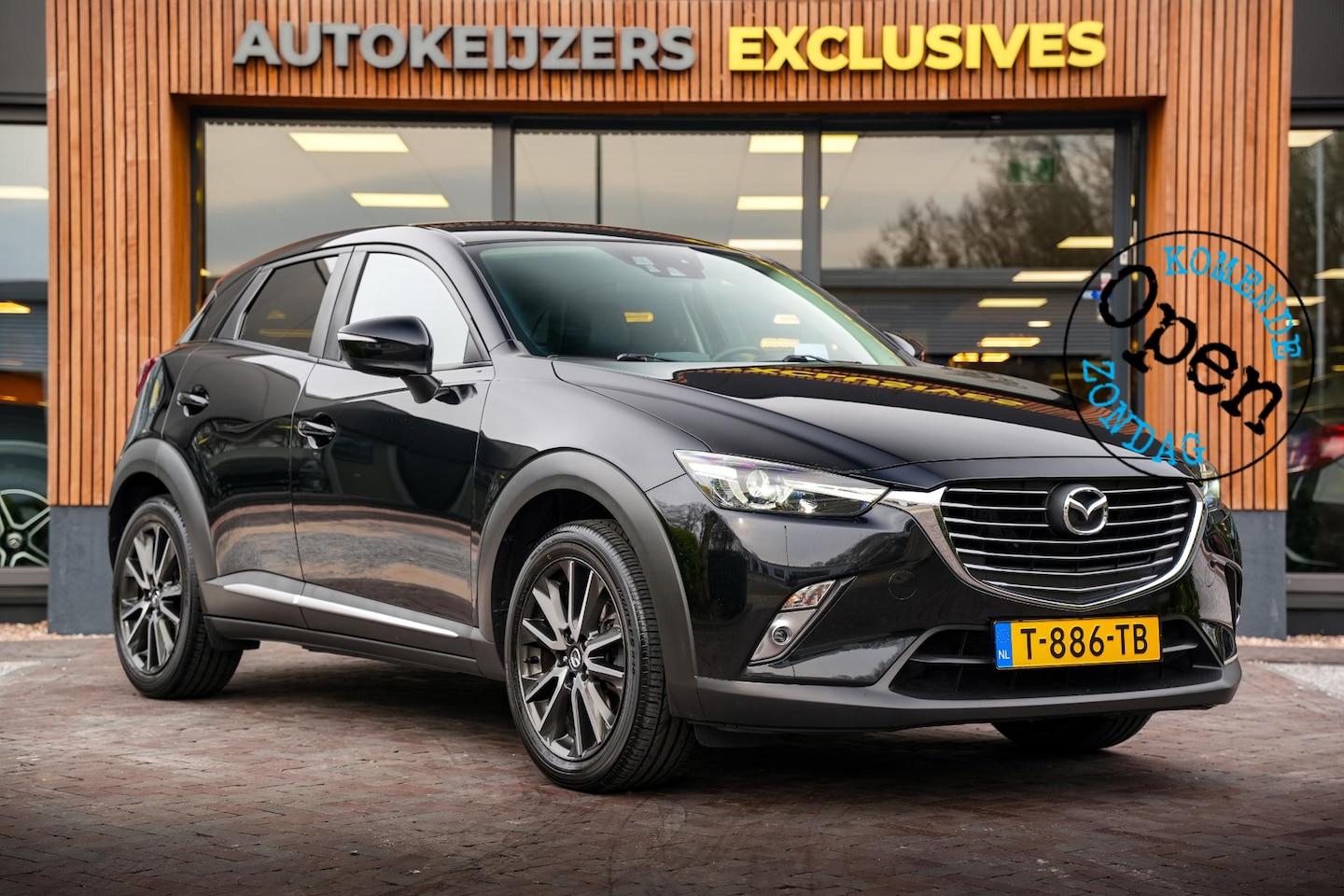 Mazda CX-3 - 2.0 SkyActiv-G 150 GT-M 4WD Navi Camera Cruise Stuurverw. Stoelverw. Leer Keyless - AutoWereld.nl