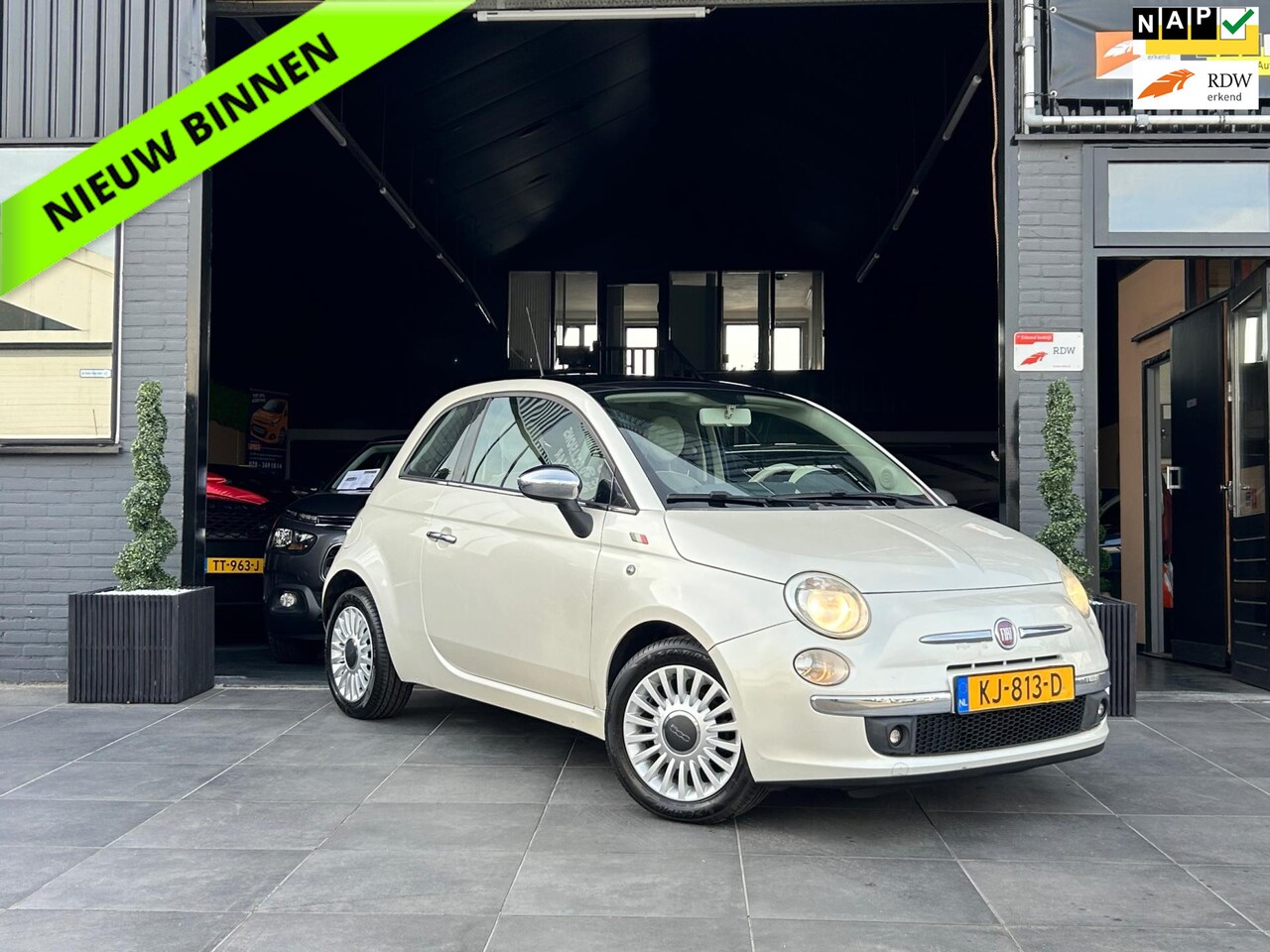 Fiat 500 - 1.2 Naked|Airco|El Pakket|Panormadak|APK| - AutoWereld.nl