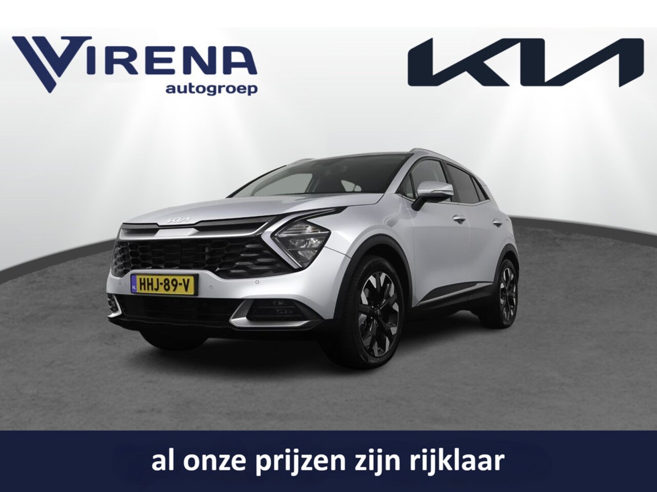 Kia Sportage - 1.6 T-GDi Plug-in Hybrid AWD DynamicLine - Trekhaak - Stoel-/stuurverwarming - Navigatie - - AutoWereld.nl