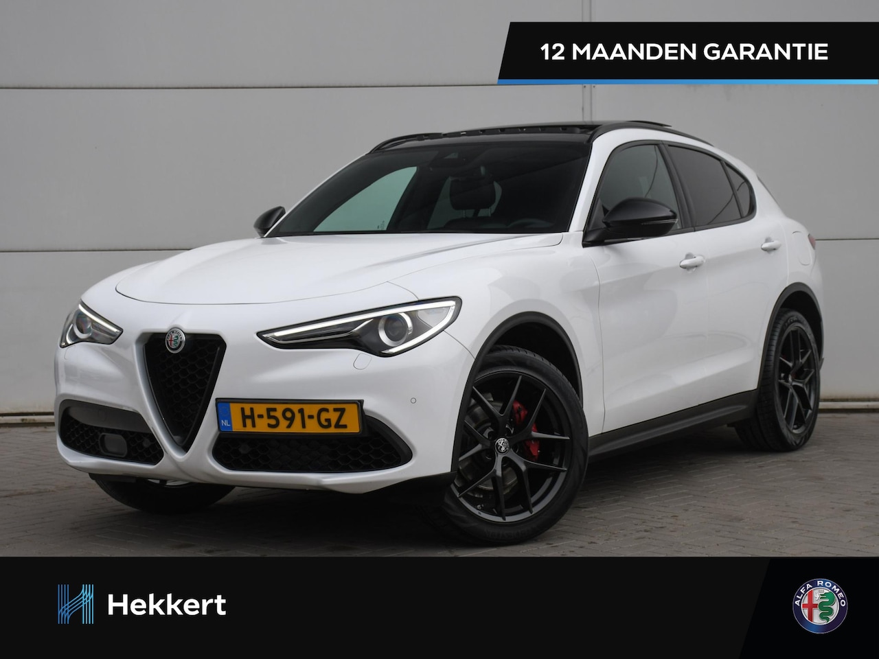 Alfa Romeo Stelvio - Super 2.0 Turbo 280pk AWD Automaat SCHUIF-DAK | LEDER | 20''LM | DODE HOEK | CRUISE.C | CO - AutoWereld.nl