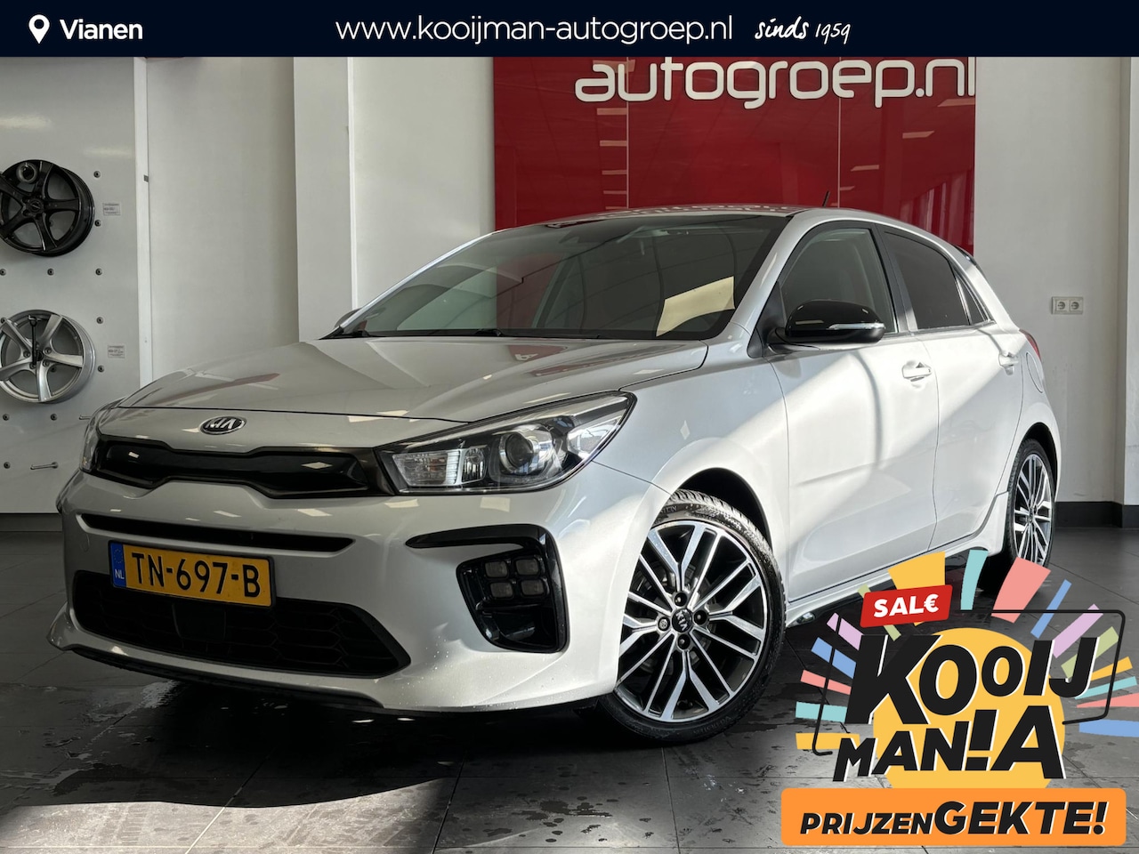 Kia Rio - 1.0 TGDI GT-Line 1.0 TGDI GT-Line , Trekhaak , Stoel/Stuurverwarming , Cruise control , Apple Carplay/Andro - AutoWereld.nl