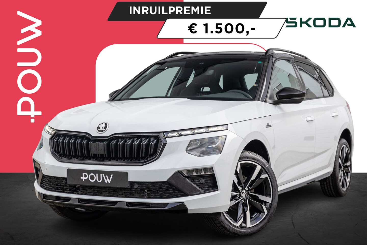 Skoda Kamiq - 1.0 TSI 115pk DSG Monte Carlo | LMV 18'' | Panoramadak - AutoWereld.nl