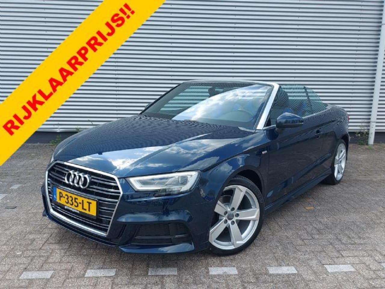Audi A3 Cabriolet - 35 TFSI CoD Sport S Line Edition Automaat, airco,cruisecontrol,navigatie,achteruitrij came - AutoWereld.nl
