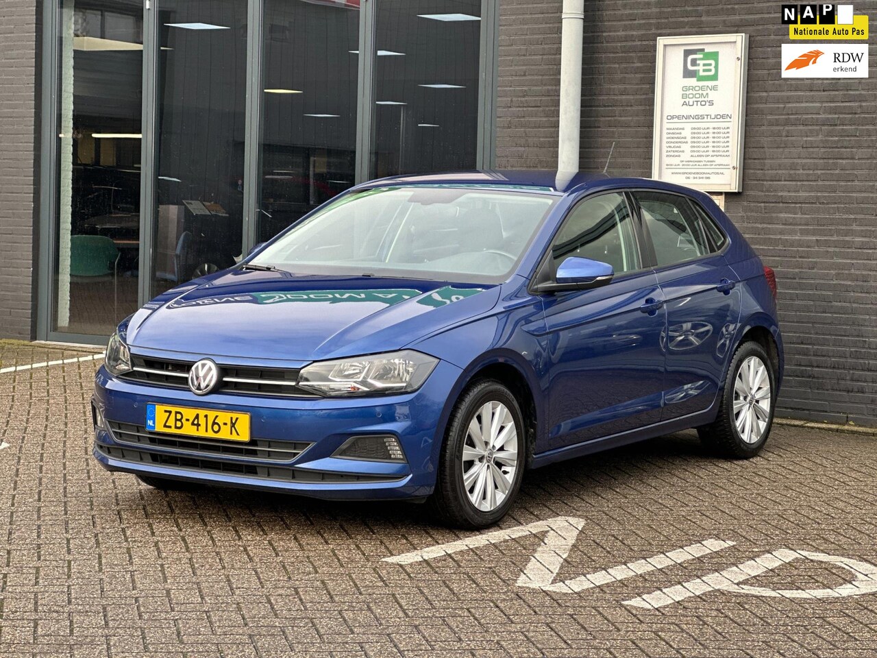 Volkswagen Polo - 1.0 TSI Beats/NAVI/PARKEERSENSOREN/AIRCO/NETTE STAAT!! - AutoWereld.nl