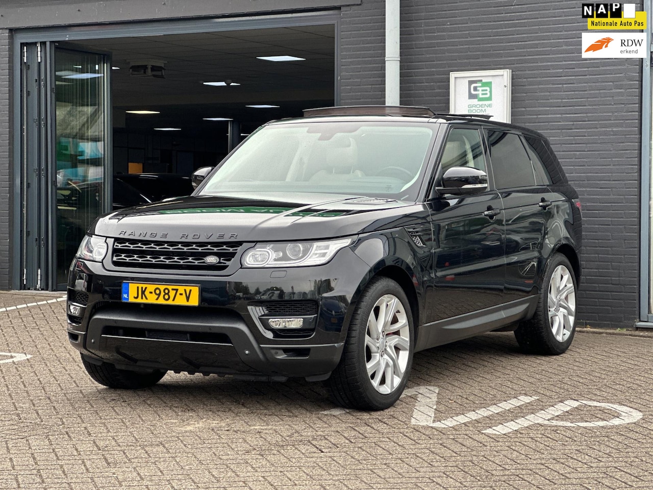 Land Rover Range Rover Sport - 3.0 SDV6 Autobiography Dynamic/PANO-DAK/LEDER/CAMERA/NETTE STAA!! - AutoWereld.nl