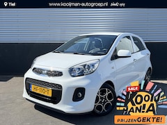 Kia Picanto - 1.0 CVVT DynamicLine Carplay Navigatie, Climate control, Leder/alcantara bekleding, Cruise