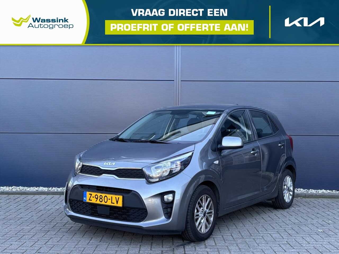 Kia Picanto - 1.0 DPi 67pk 5-zits DynamicLine | Camera | Navigatie | Cruise control - AutoWereld.nl