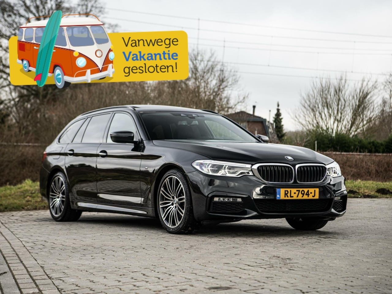 BMW 5-serie Touring - 520d 191PK M-Sport Panorama Leder Led Sportstoelen Origineel NL - AutoWereld.nl