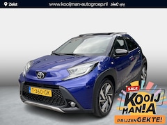Toyota Aygo X - 1.0 VVT-i MT envy Cabrio leuke Two-Tone blauw/zwarte uitvoering | Draadloos telefoonlader