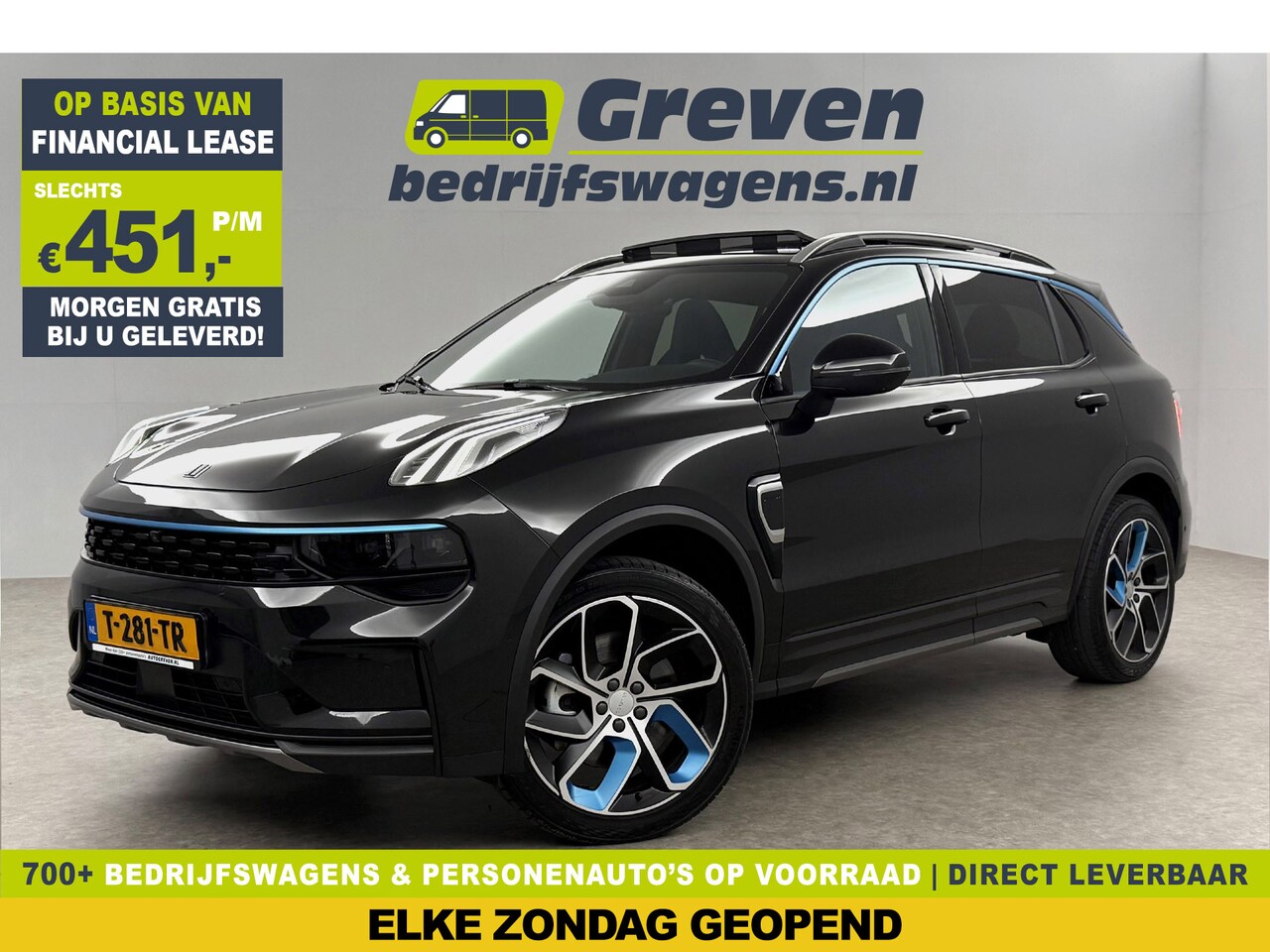 Lynk & Co 01 - 1.5 262PK Hybride Pano LED Sfeer Virtual 360Camera Carplay ACC Clima Navi Memory-seat 20"L - AutoWereld.nl