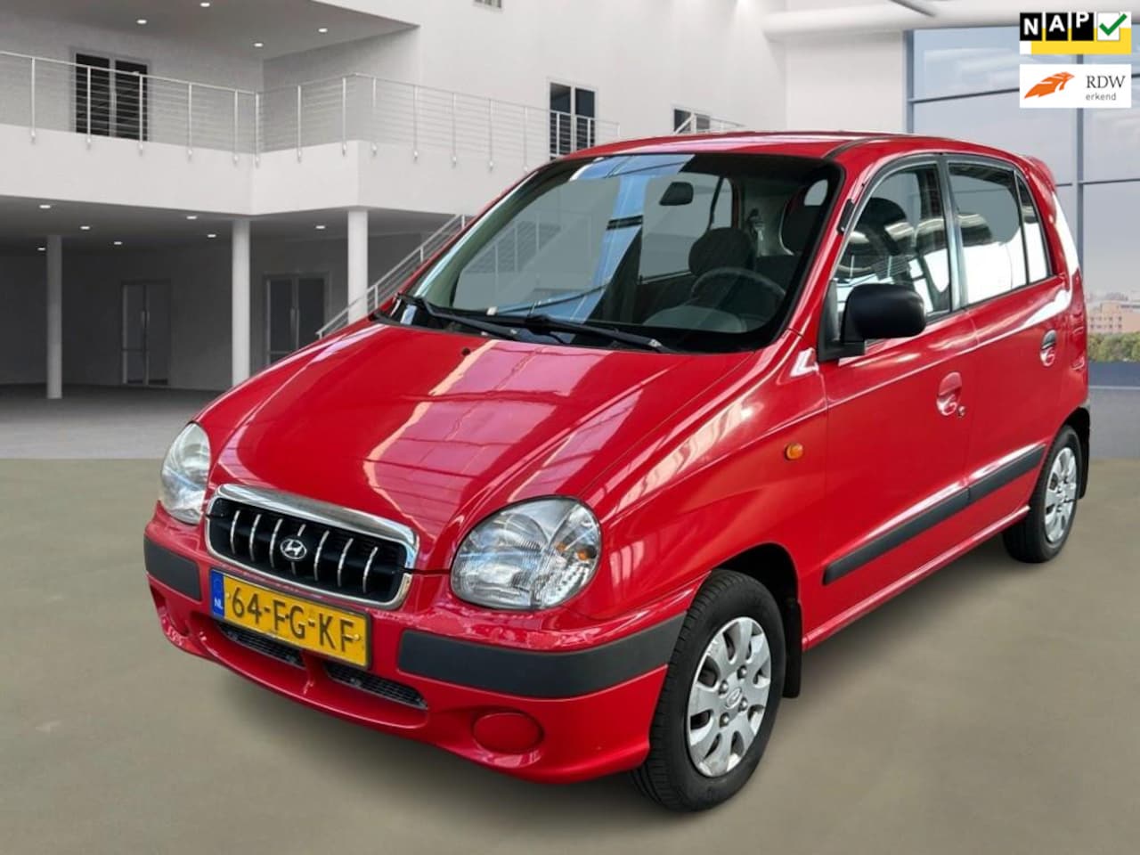 Hyundai Atos Spirit - 1.0i SLX/AUTOMAAT/ZEER LAGE KM MET NAP/TOPSTAAT - AutoWereld.nl