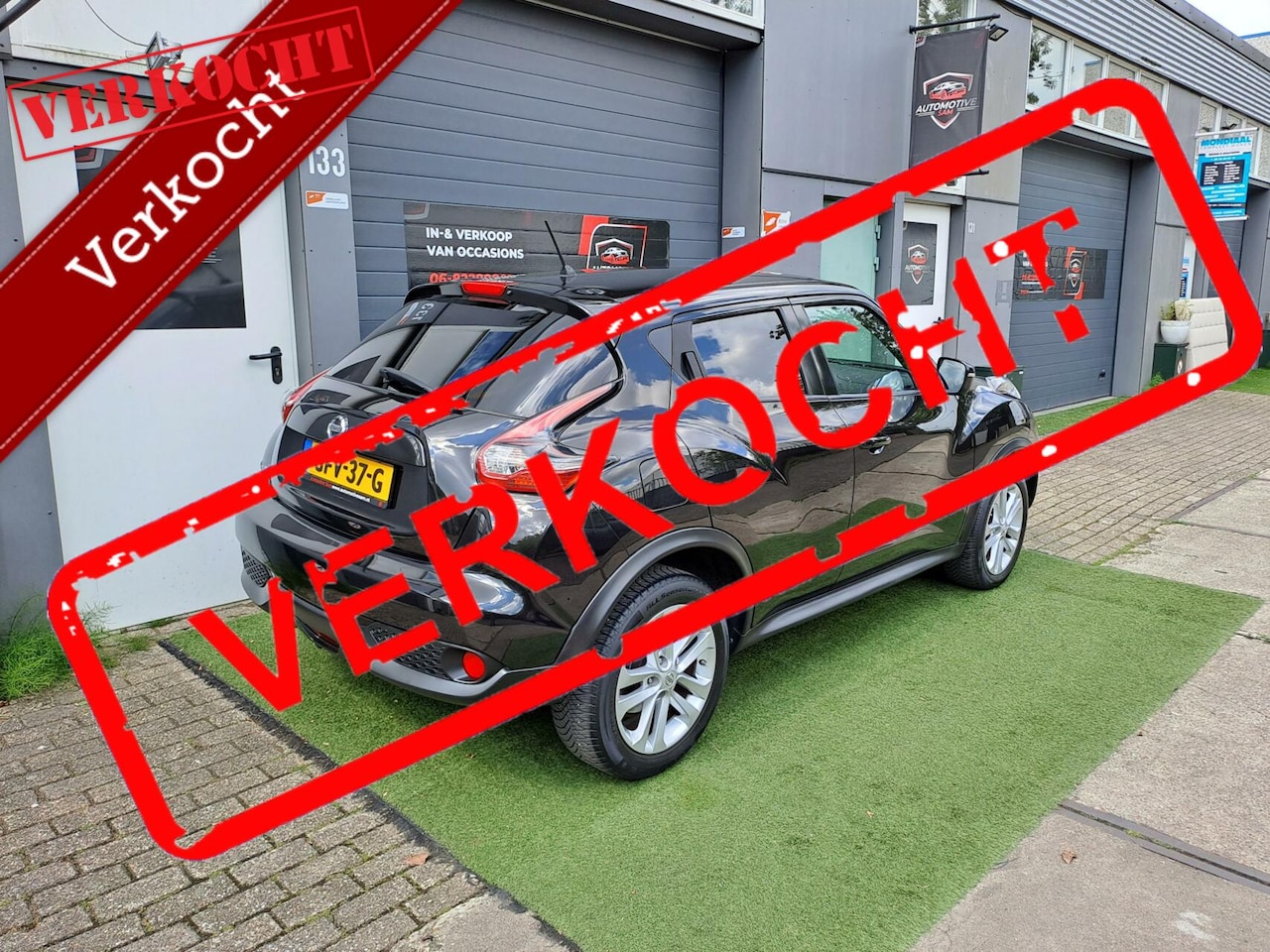 Nissan Juke - 1.6 Acenta Automaat Navigatie Camera Cruis Clima - AutoWereld.nl