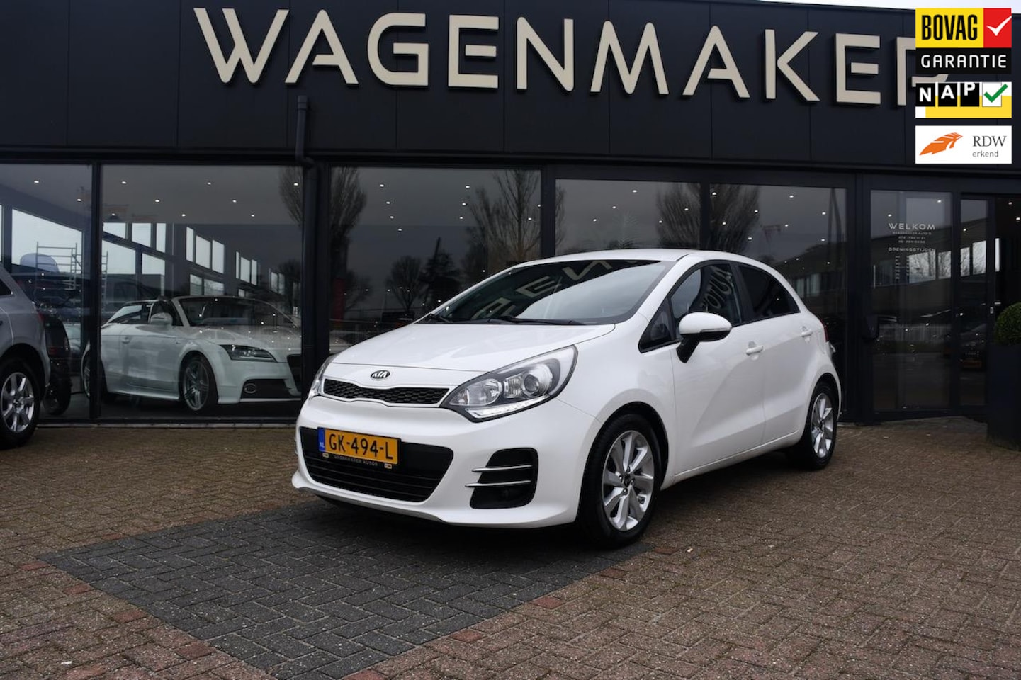 Kia Rio - 1.2 CVVT ExecutiveLine Clima|Cruise|NAVI|Cam|Stoelvw - AutoWereld.nl