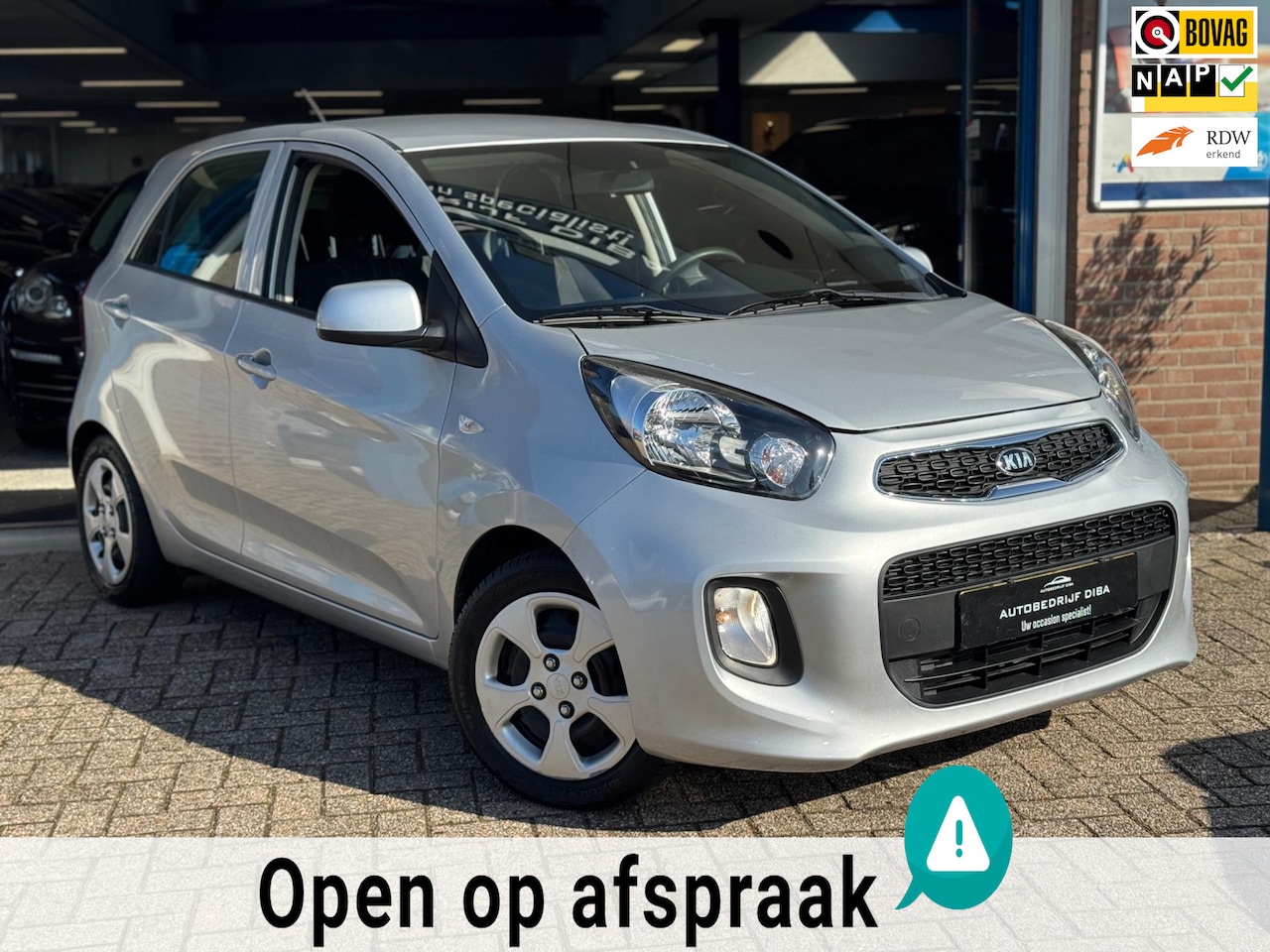 Kia Picanto - 1.0 CVVT ComfortLine 2015 GRIJS AIRCO NAP 1e Eig - AutoWereld.nl