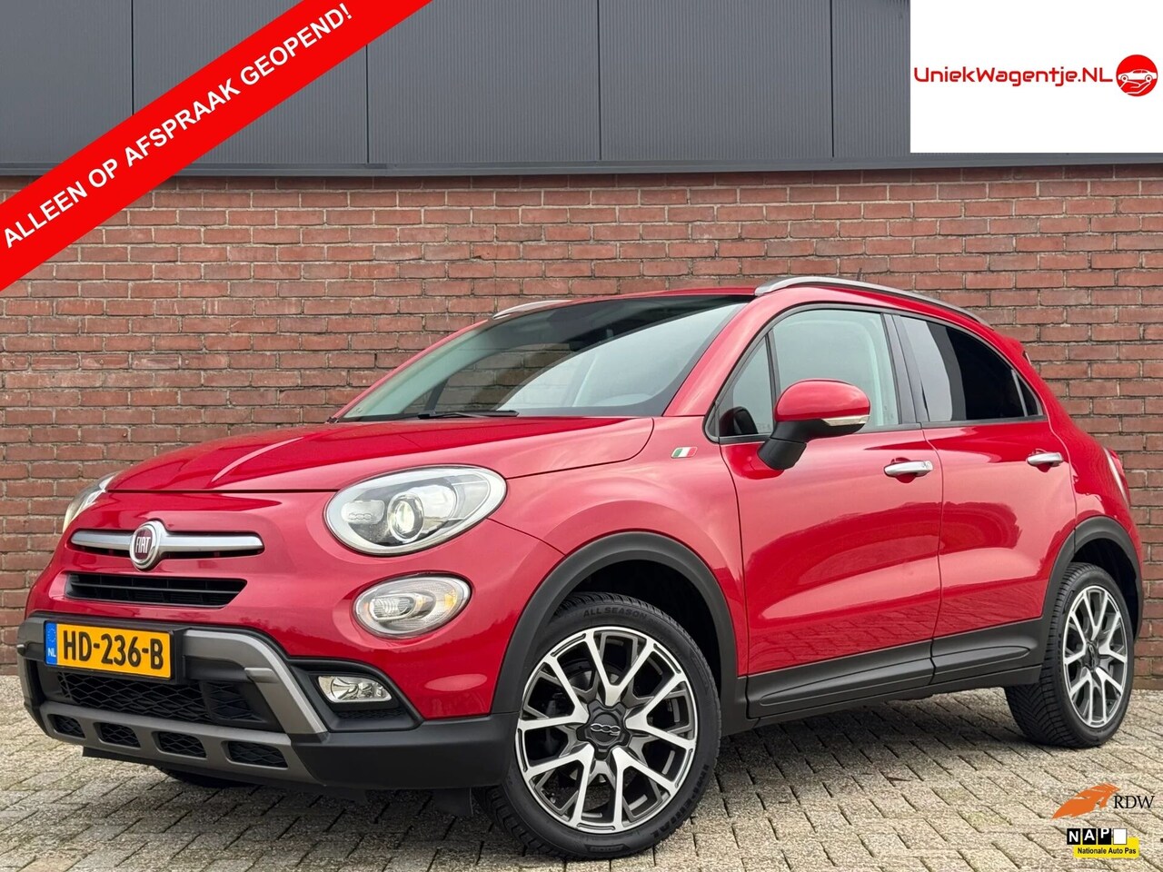Fiat 500 X - 1.4 TURBO AUTOMAAT | NL-AUTO! | DEALER OH! - AutoWereld.nl