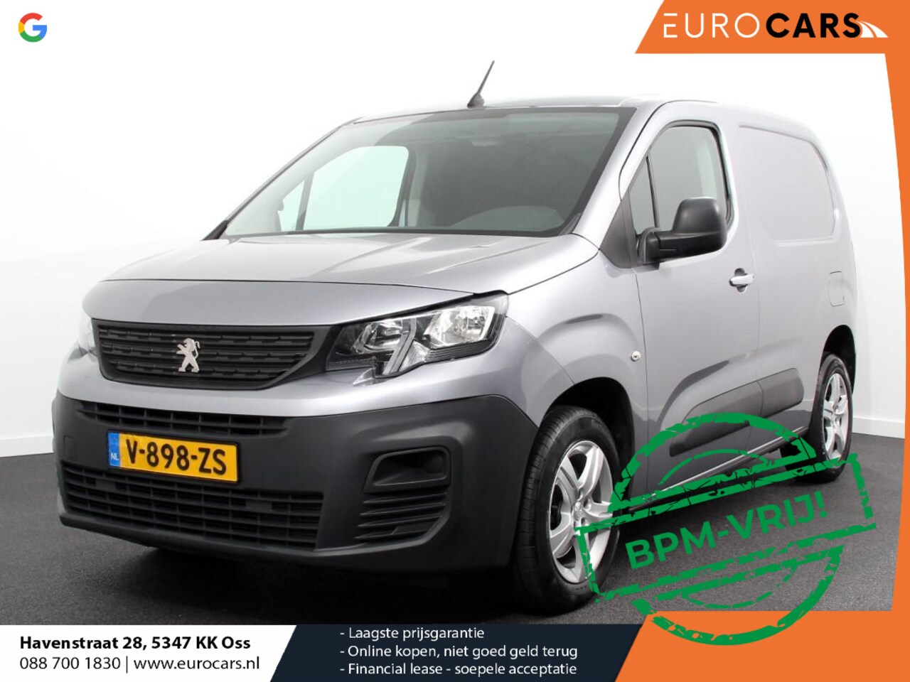 Peugeot Partner - 1.6 BlueHDI Pro Nieuw model! Airco Lichtmetalen Velgen Lees opmerkingen! - AutoWereld.nl