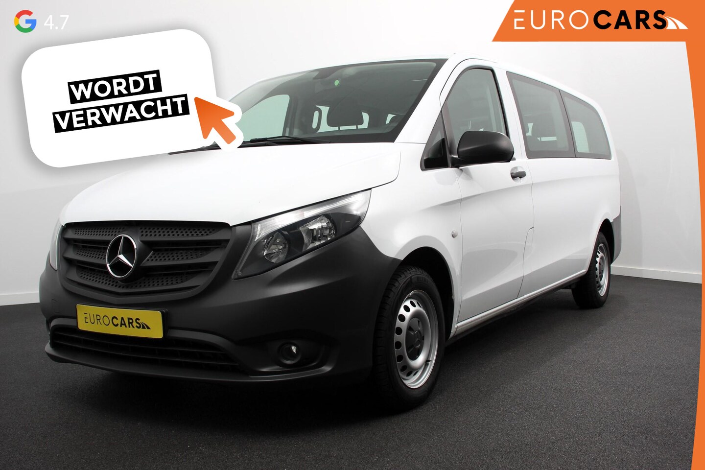 Mercedes-Benz Vito Tourer - 114 CDI Automaat Pro Extra Lang 8 persoons Navigatie Airco Cruise Control - AutoWereld.nl