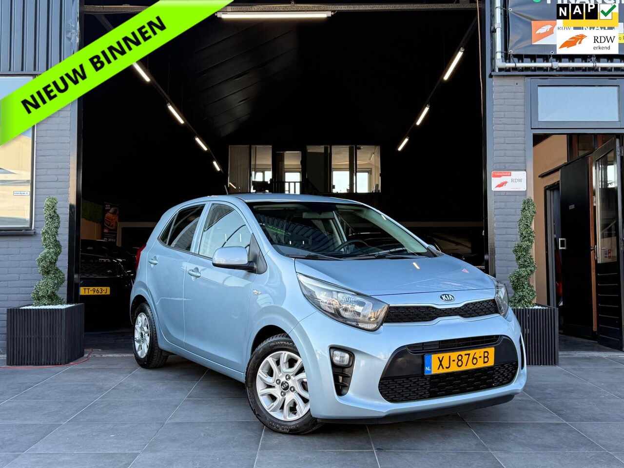 Kia Picanto - 1.0 CVVT EconomyPlusLine|NAP|APK|Airco|5DR - AutoWereld.nl