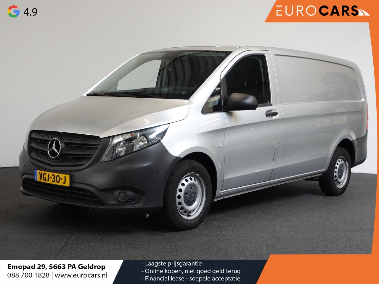 Mercedes-Benz Vito - 114 CDI Lang Automaat L2 Airco Cruise control Navigatie Parkeersensoren MF stuurwiel Camer - AutoWereld.nl