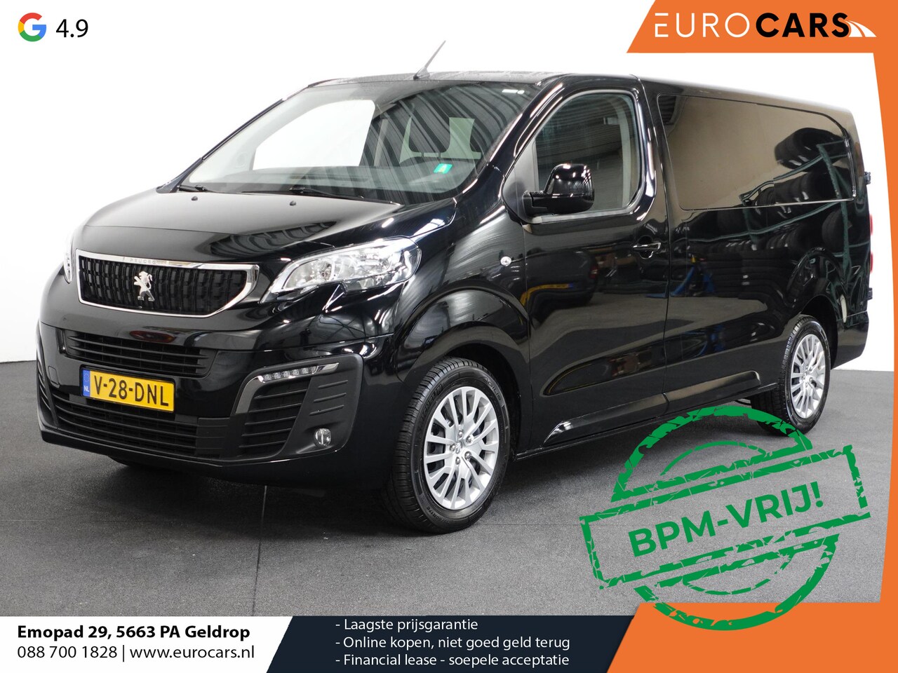 Peugeot Expert - 180pk Long L3H1 Premium Dubbele Cabine Automaat Navigatie Trekhaak Climate control parkeer - AutoWereld.nl