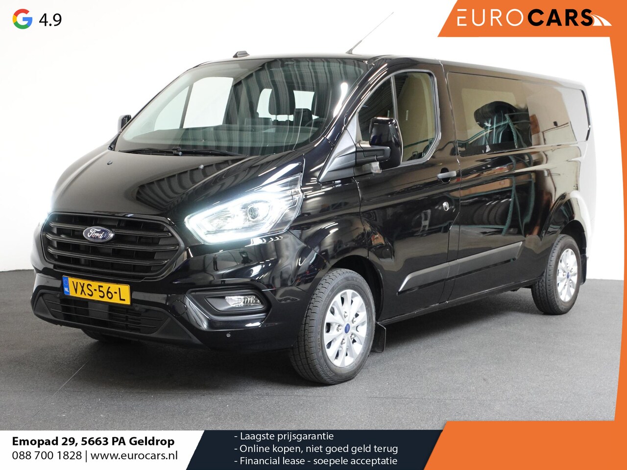 Ford Transit Custom - 300 2.0 TDCI L2H1 Trend Automaat Dubbele cabine Airco Navi Cruise control Camera - AutoWereld.nl