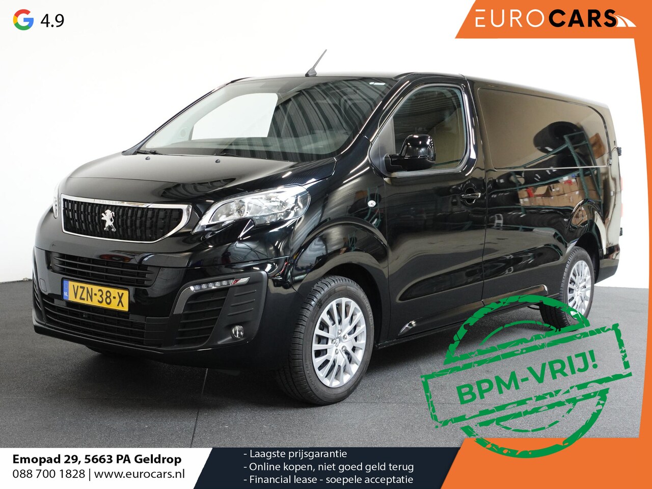 Peugeot Expert - 145PK L3 Automaat Navigatie Apple Carplay Cruise control Trekhaak Parkeersensoren Euro6 - AutoWereld.nl