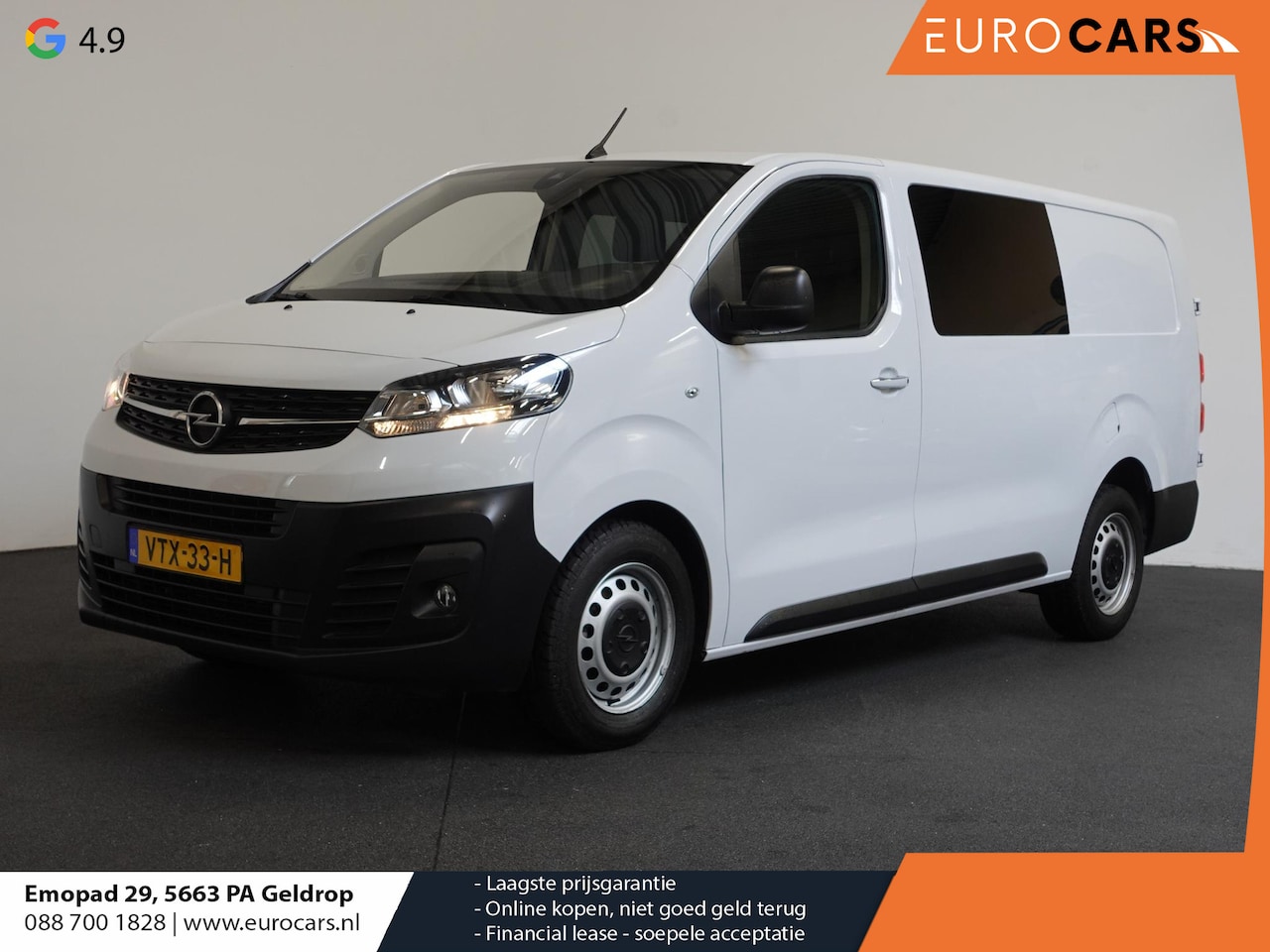 Opel Vivaro - 2.0 CDTI L3H1 Dubbele Cabine Edition Airco Navigatie Parkeersensoren Trekhaak - AutoWereld.nl