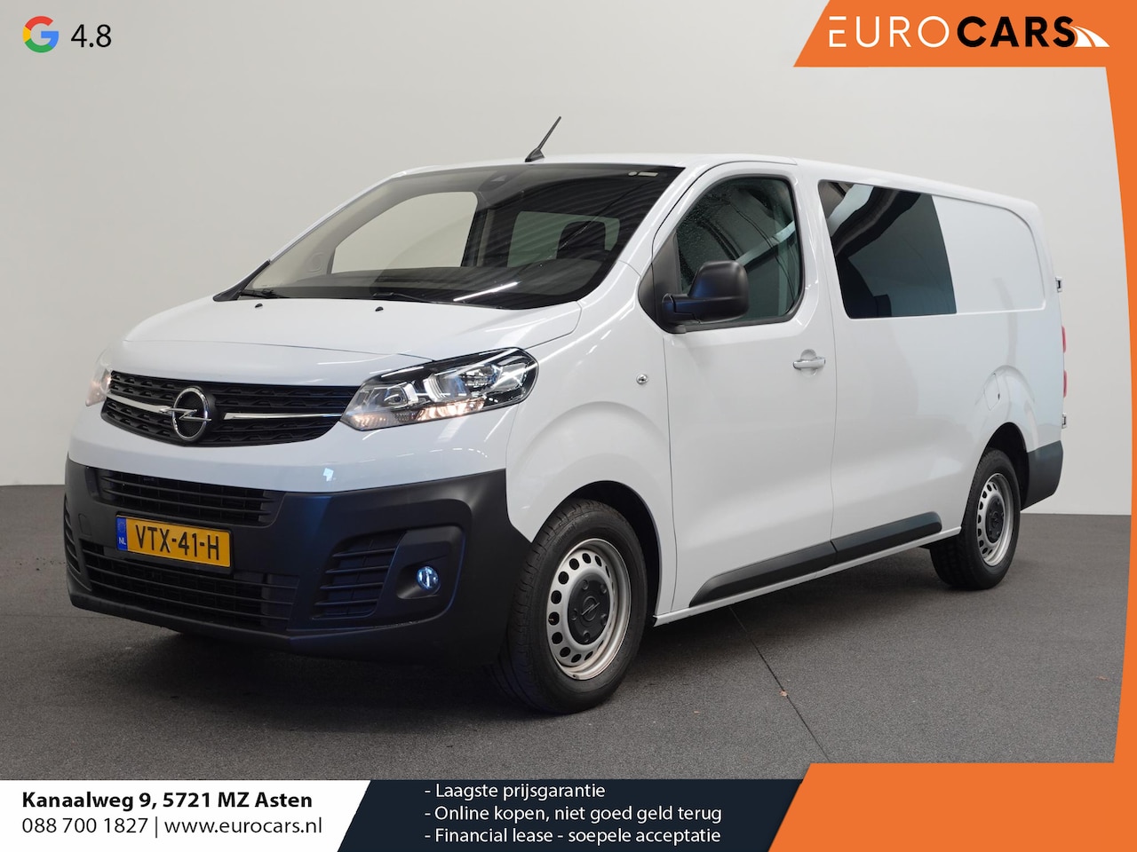 Opel Vivaro - 2.0 CDTI L3H1 145PK Dubbele Cabine Edition Airco Navigatie Trekhaak Carplay - AutoWereld.nl