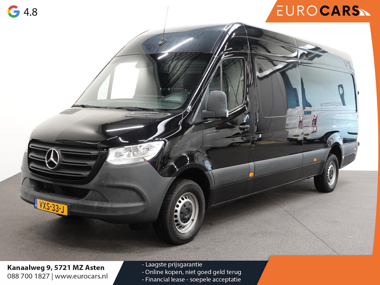 Mercedes-Benz Sprinter - 317 L3H2 170PK Automaat  3500KG Trekhaak Airco Navi Cruise control Camera Carplay - AutoWereld.nl