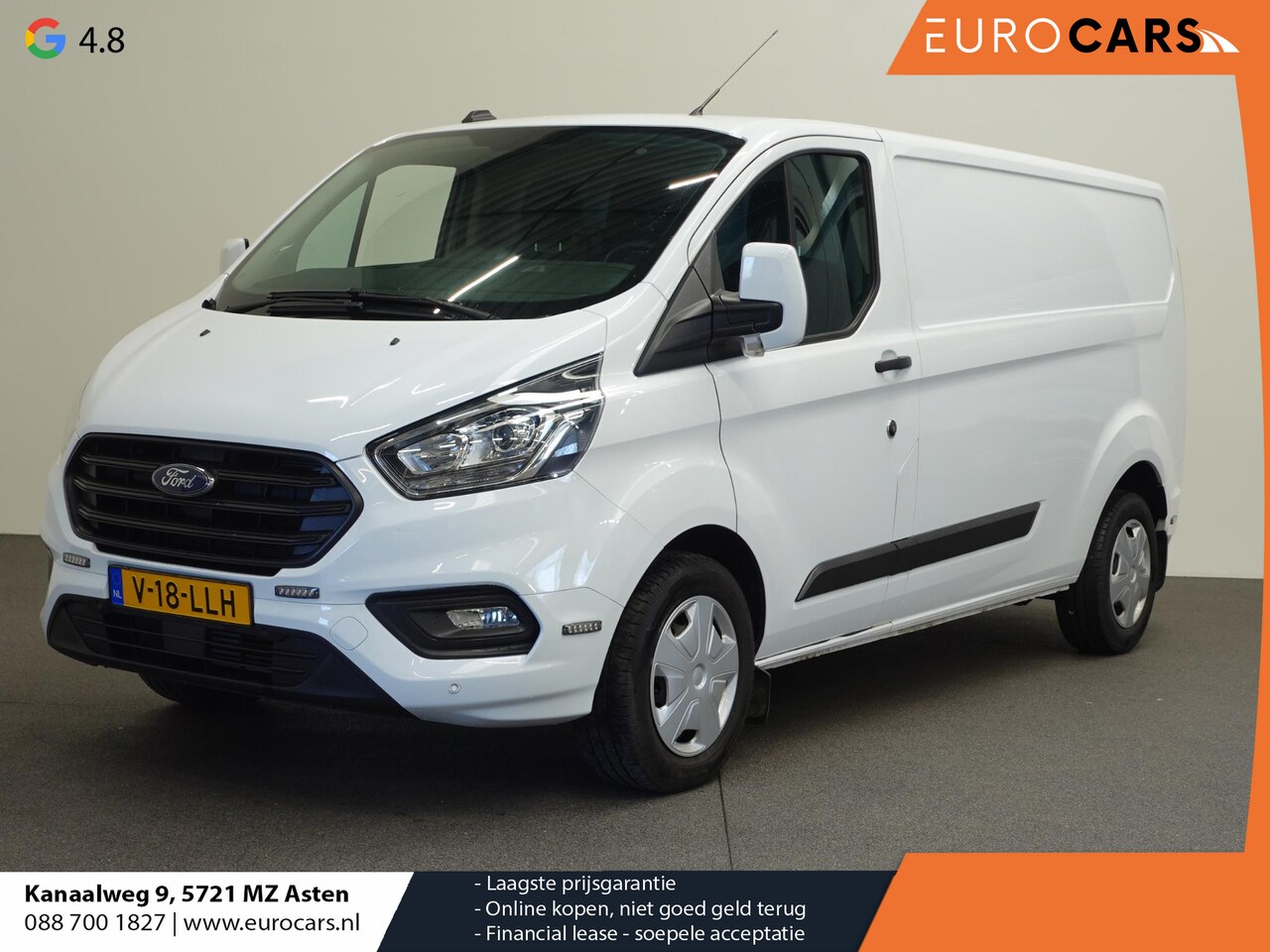 Ford Transit Custom - 131pk Automaat L2H1 Trend Trekhaak Cruise control Achterklep Airco Euro6 - AutoWereld.nl
