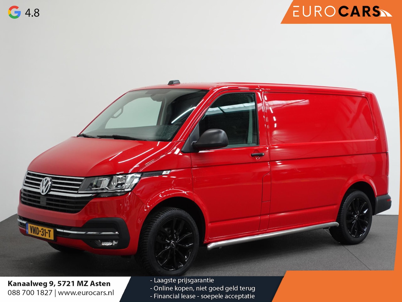 Volkswagen Transporter - 2.0 TDI 150pk DSG Automaat 18" Velgen Trekhaak Apple Carplay/ Android Auto Cruise control - AutoWereld.nl